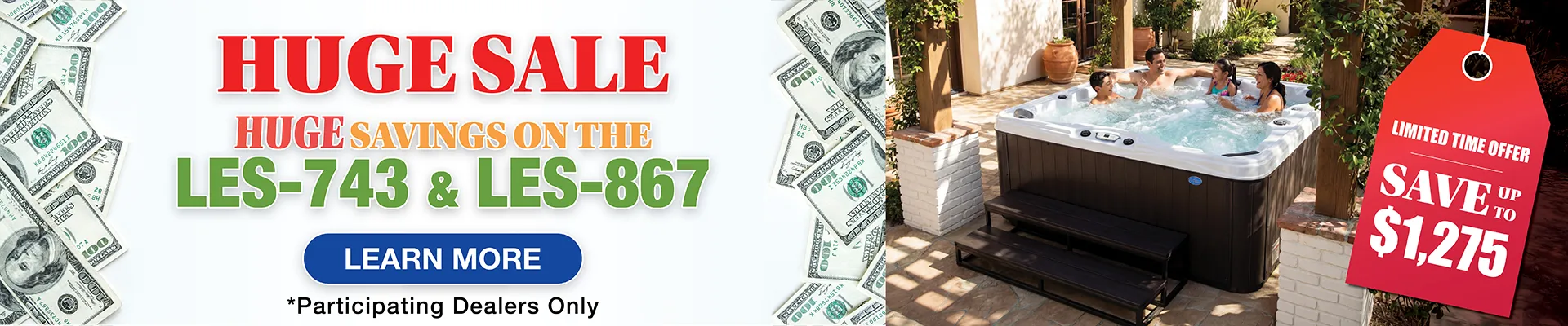 Calspas hot tub being used in a family setting - Sun Valley